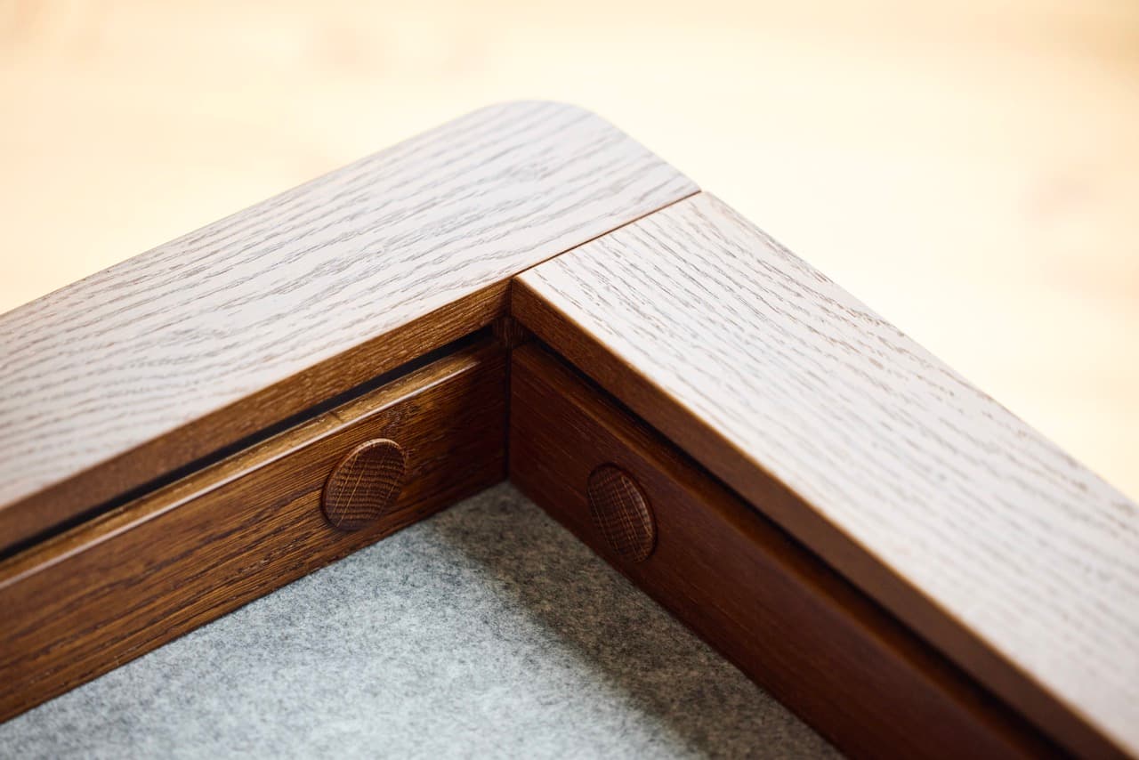 Board game components on Arcadian table surface