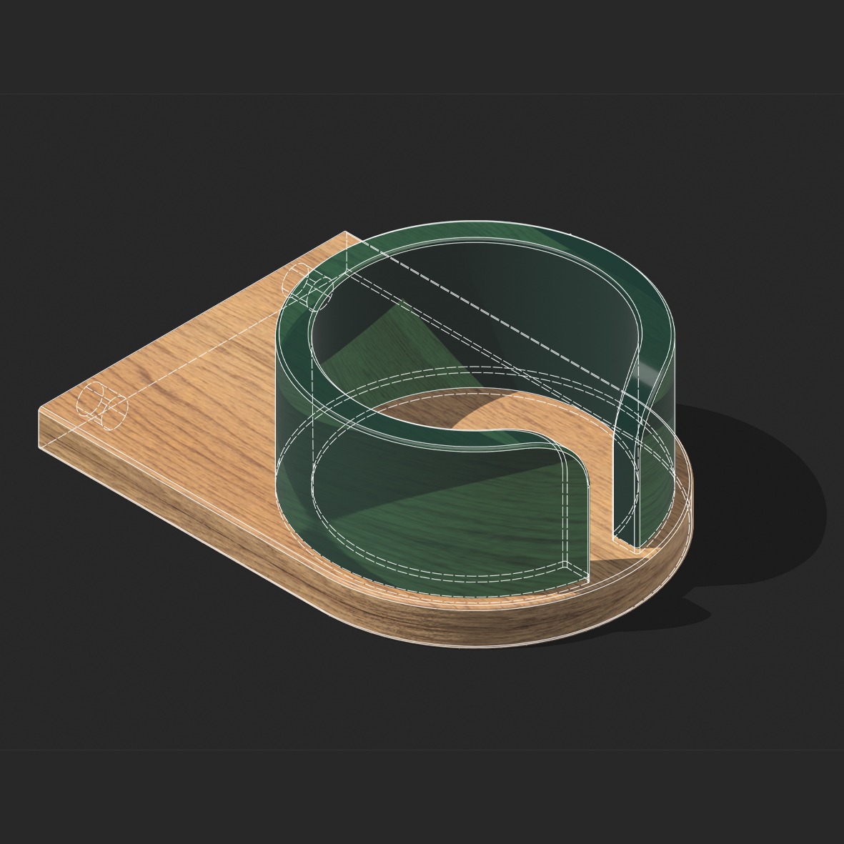 Cup & Mug holder wireframe